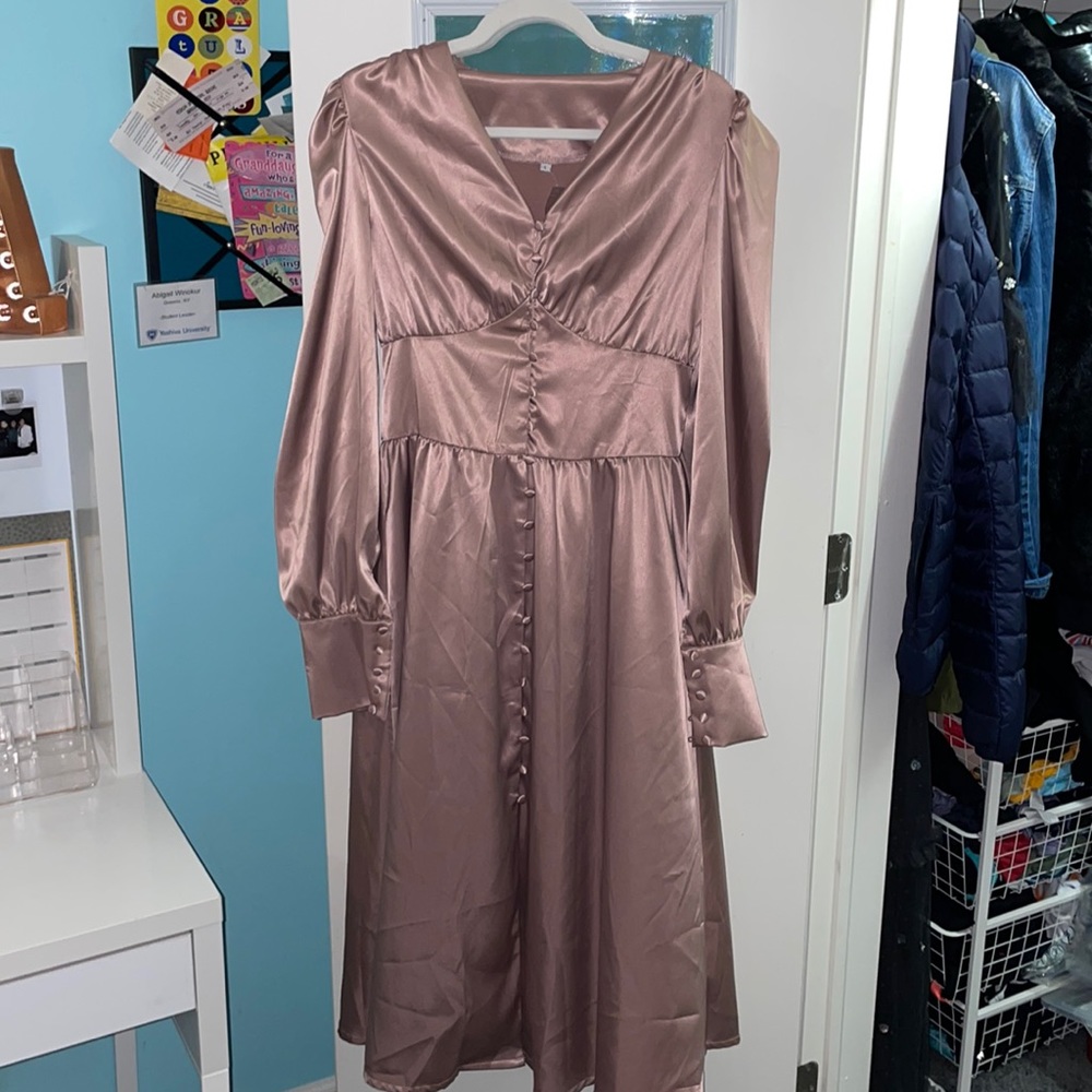 Silky Midi Dress
